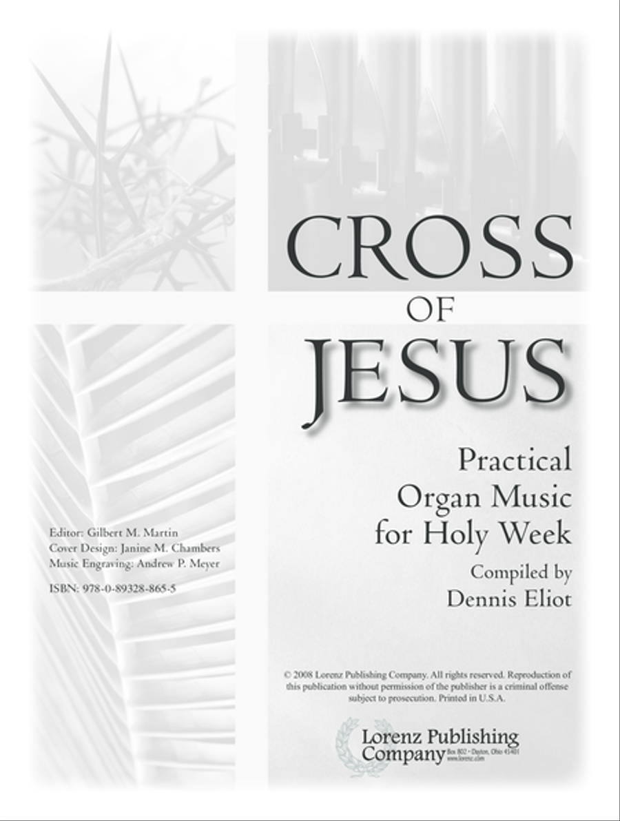 Cross of Jesus (Digital Download) Organ scores gallery preview page 1
