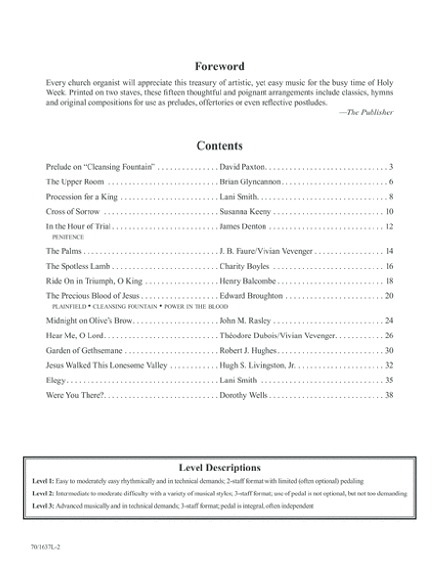 Cross of Jesus (Digital Download) Organ scores gallery preview page 2