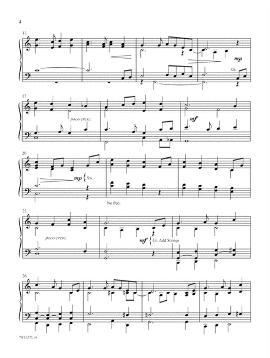 Cross of Jesus (Digital Download) Organ scores gallery preview page 4