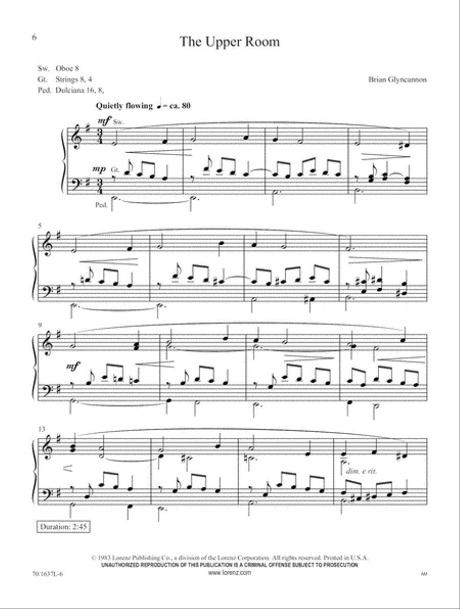 Cross of Jesus (Digital Download) Organ scores gallery preview page 6