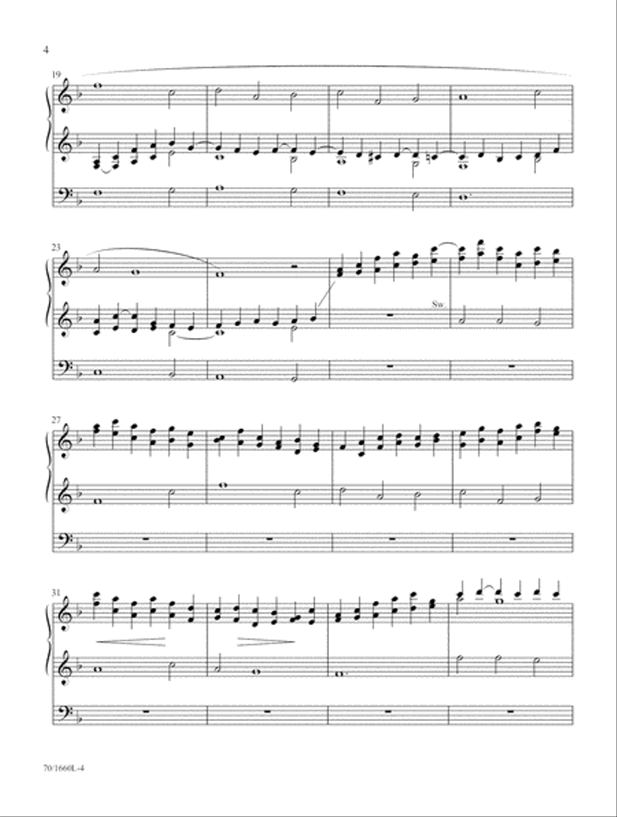 The Nativity (Digital Download) Organ scores gallery preview page 4