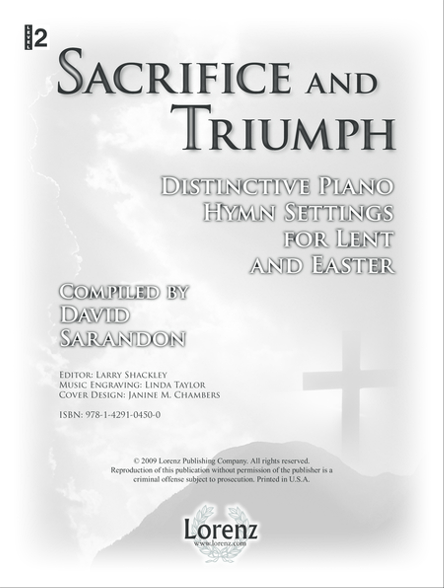 Sacrifice and Triumph (Digital Download) Piano Solo scores gallery preview page 1