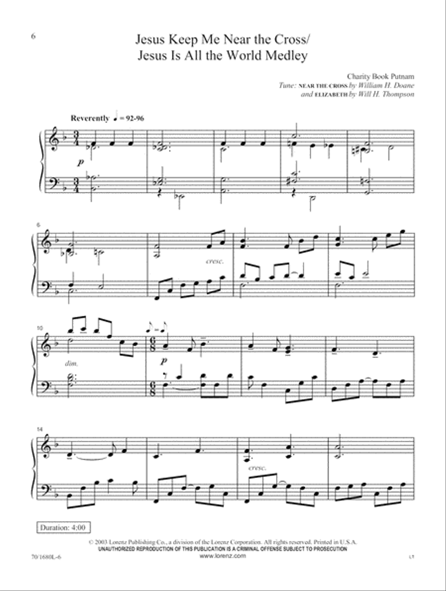 Sacrifice and Triumph (Digital Download) Piano Solo scores gallery preview page 6
