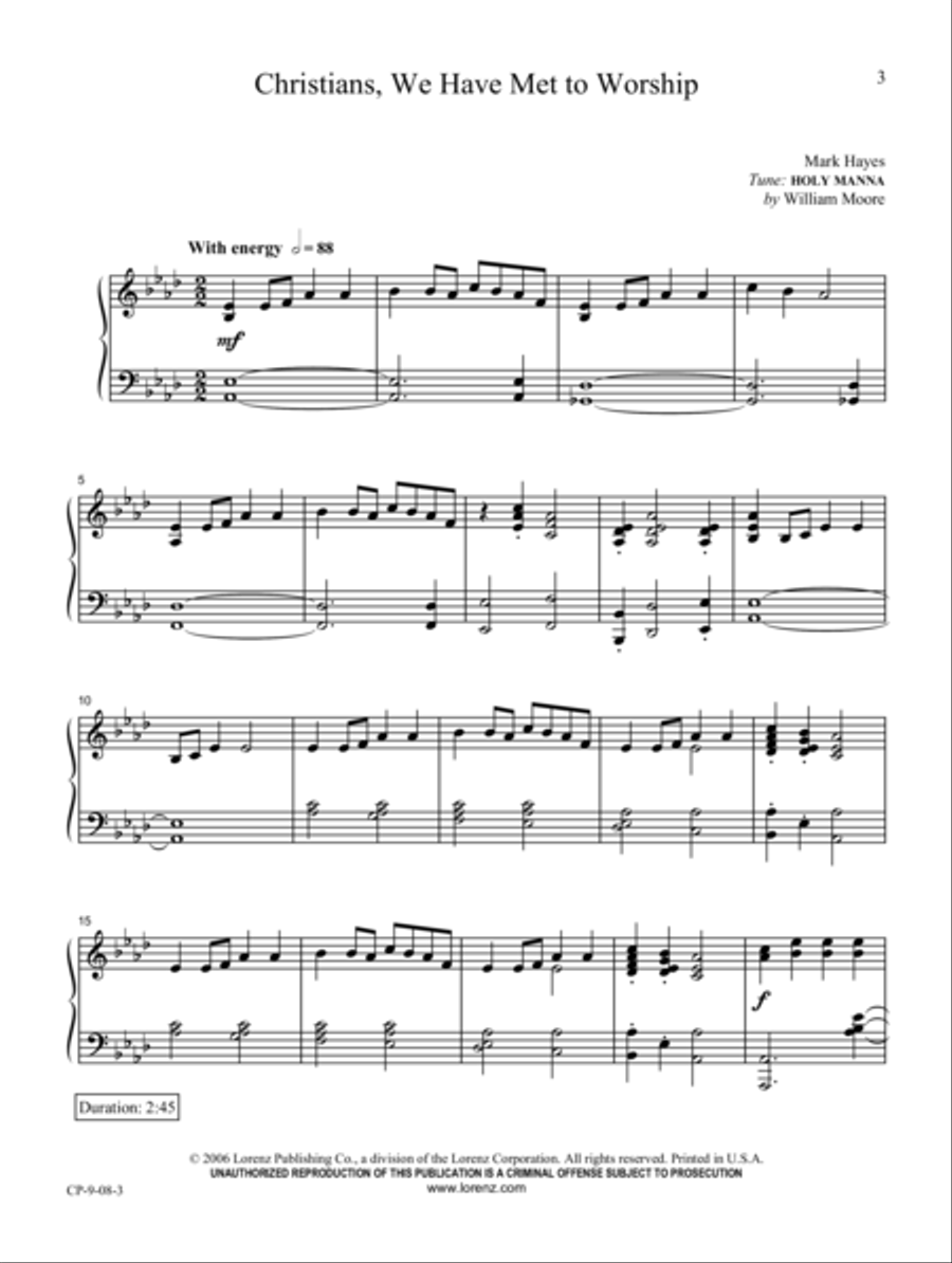 The Church Pianist's Library, Vol. 5 (Digital Download) Piano Solo scores gallery preview page 1