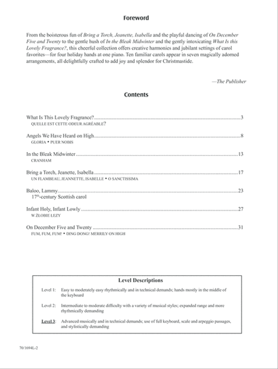 Christmastide (Digital Download) Piano Duet scores gallery preview page 2