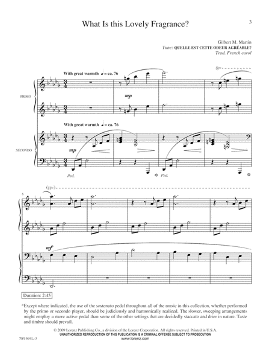 Christmastide (Digital Download) Piano Duet scores gallery preview page 3