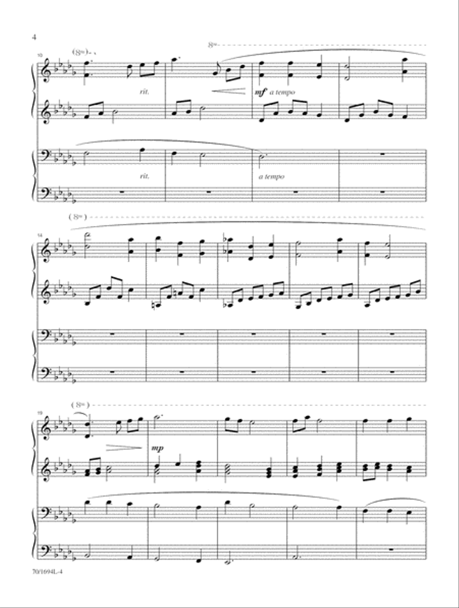 Christmastide (Digital Download) Piano Duet scores gallery preview page 4