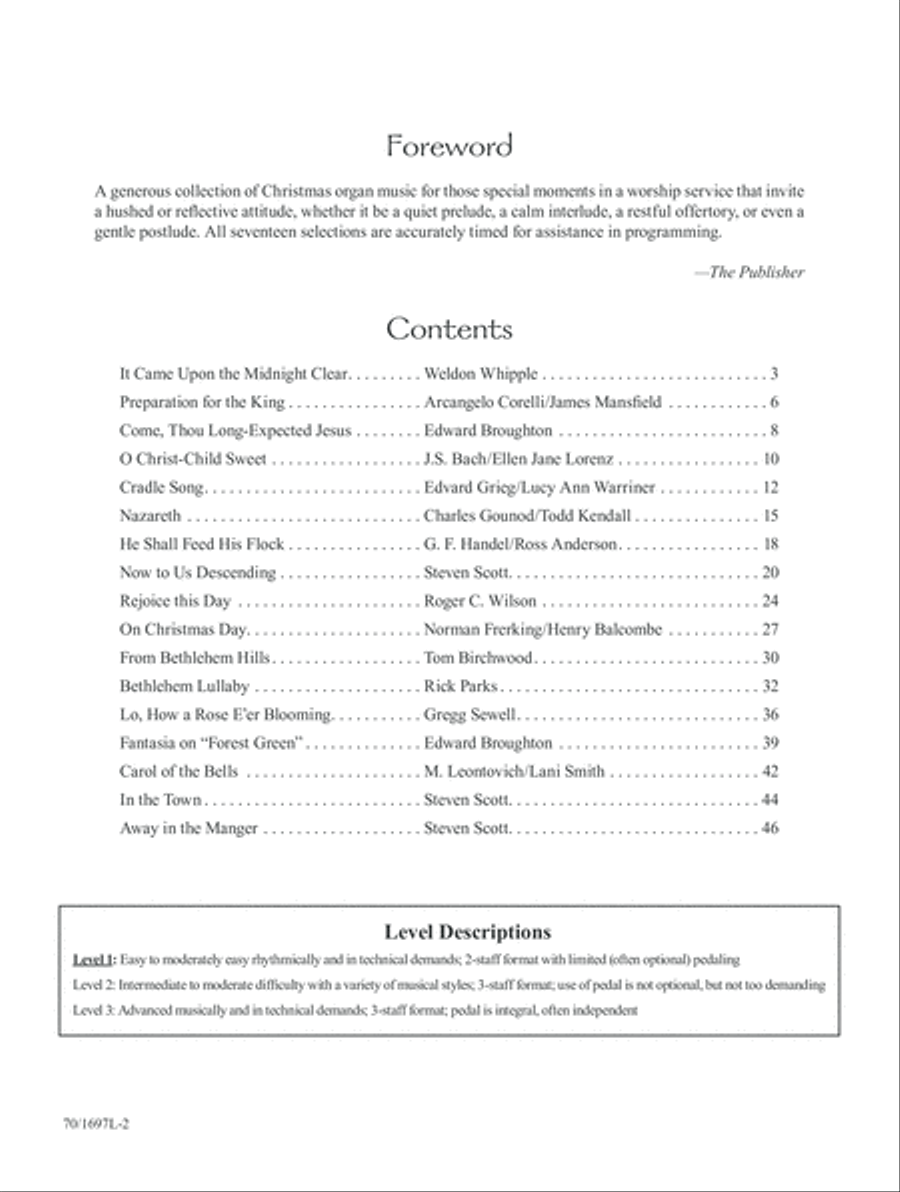 Gift of Heaven (Digital Download) Organ scores gallery preview page 2