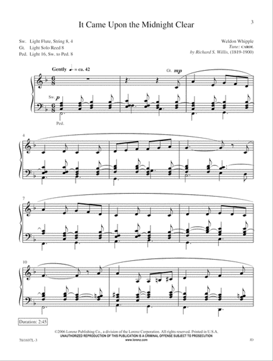 Gift of Heaven (Digital Download) Organ scores gallery preview page 3