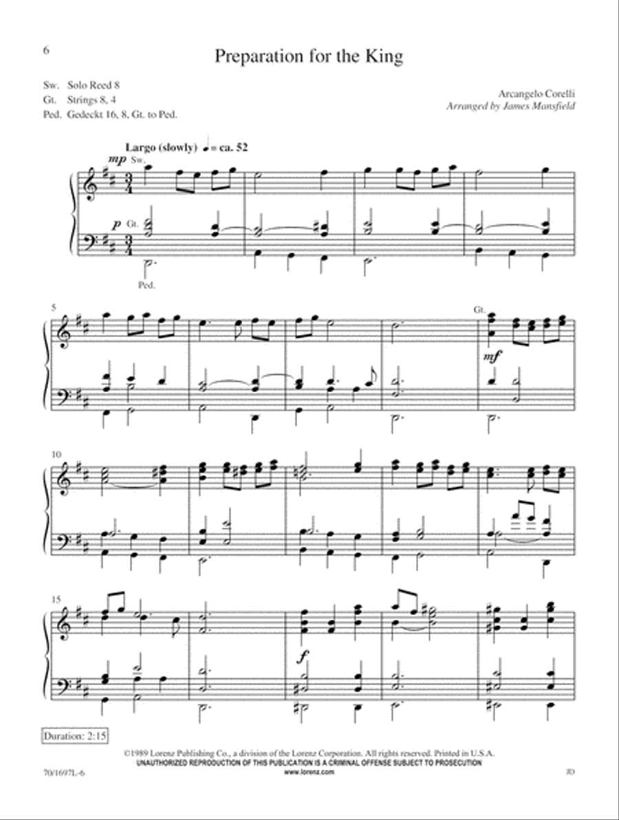 Gift of Heaven (Digital Download) Organ scores gallery preview page 6