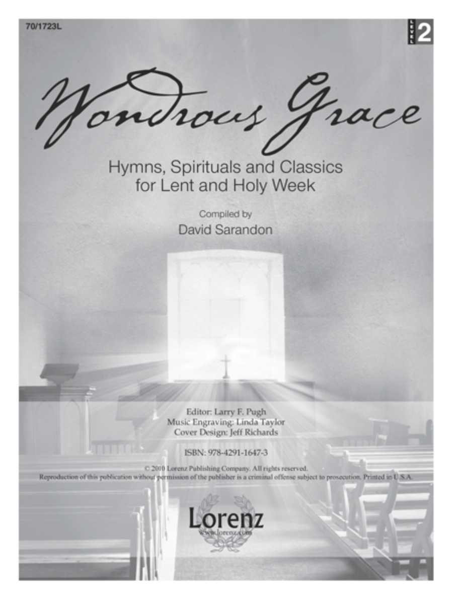 Wondrous Grace (Digital Download) Piano Solo scores gallery preview page 1