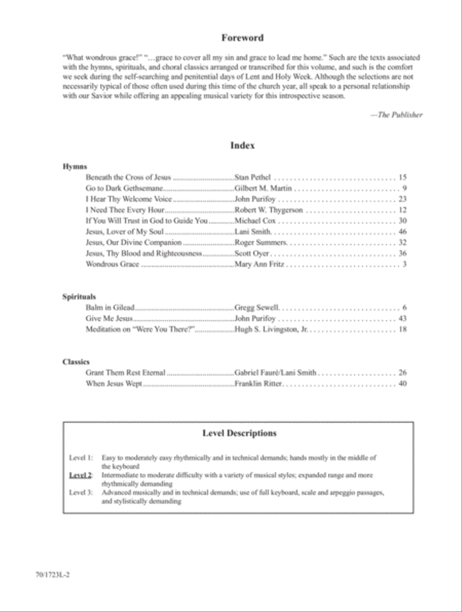 Wondrous Grace (Digital Download) Piano Solo scores gallery preview page 2