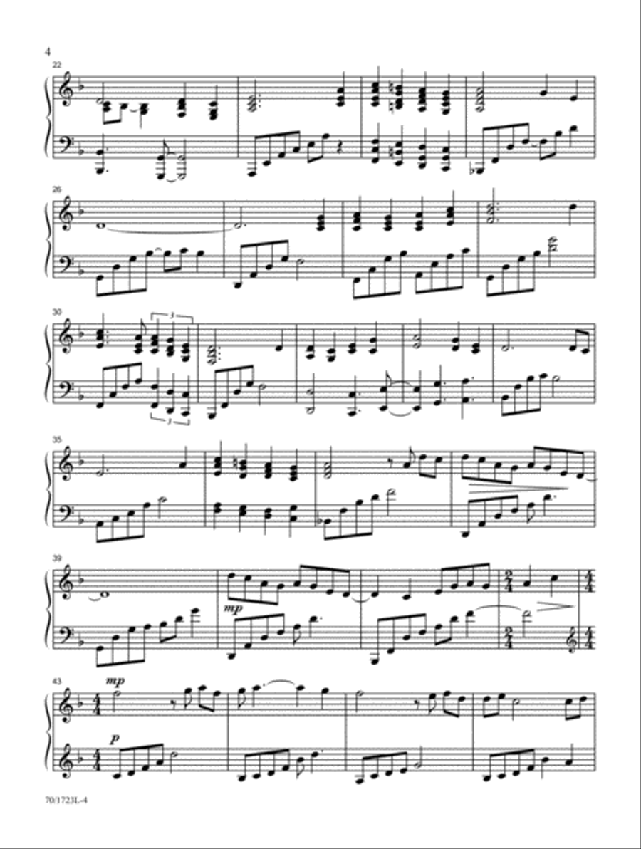 Wondrous Grace (Digital Download) Piano Solo scores gallery preview page 4