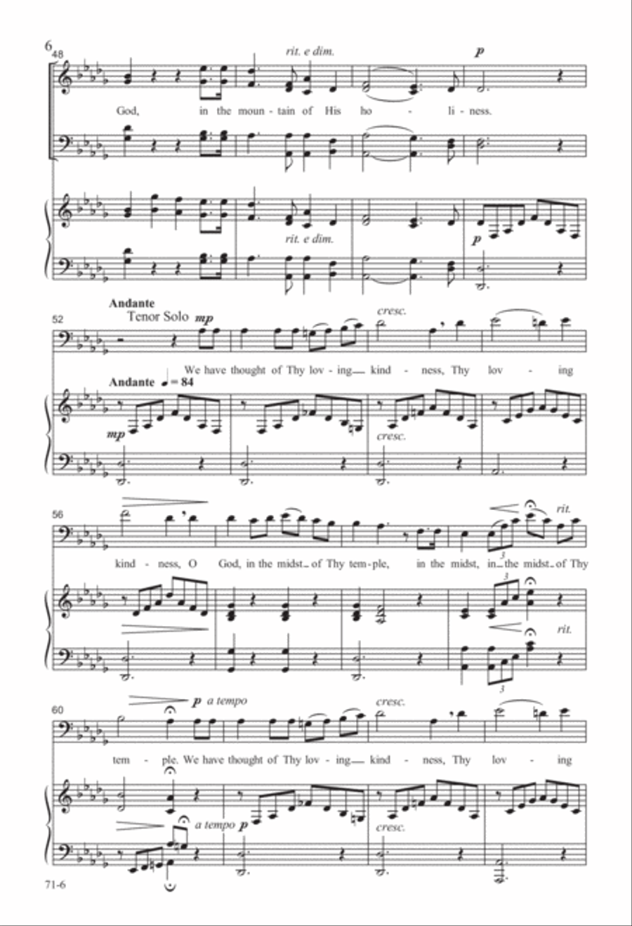 Let Mount Zion Rejoice (Digital Download) 4-Part scores gallery preview page 6