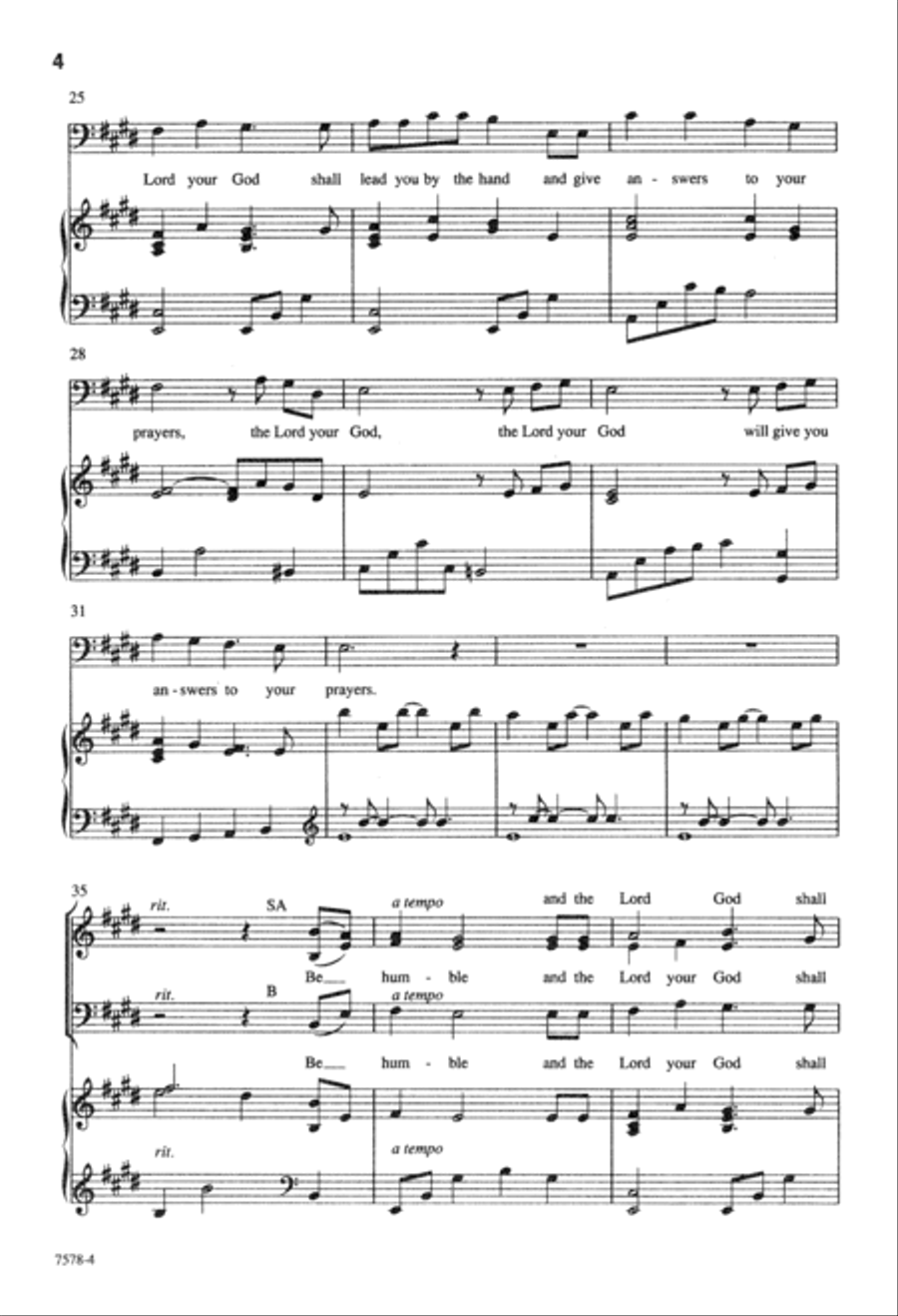 Be Humble (Digital Download) 3-Part scores gallery preview page 4