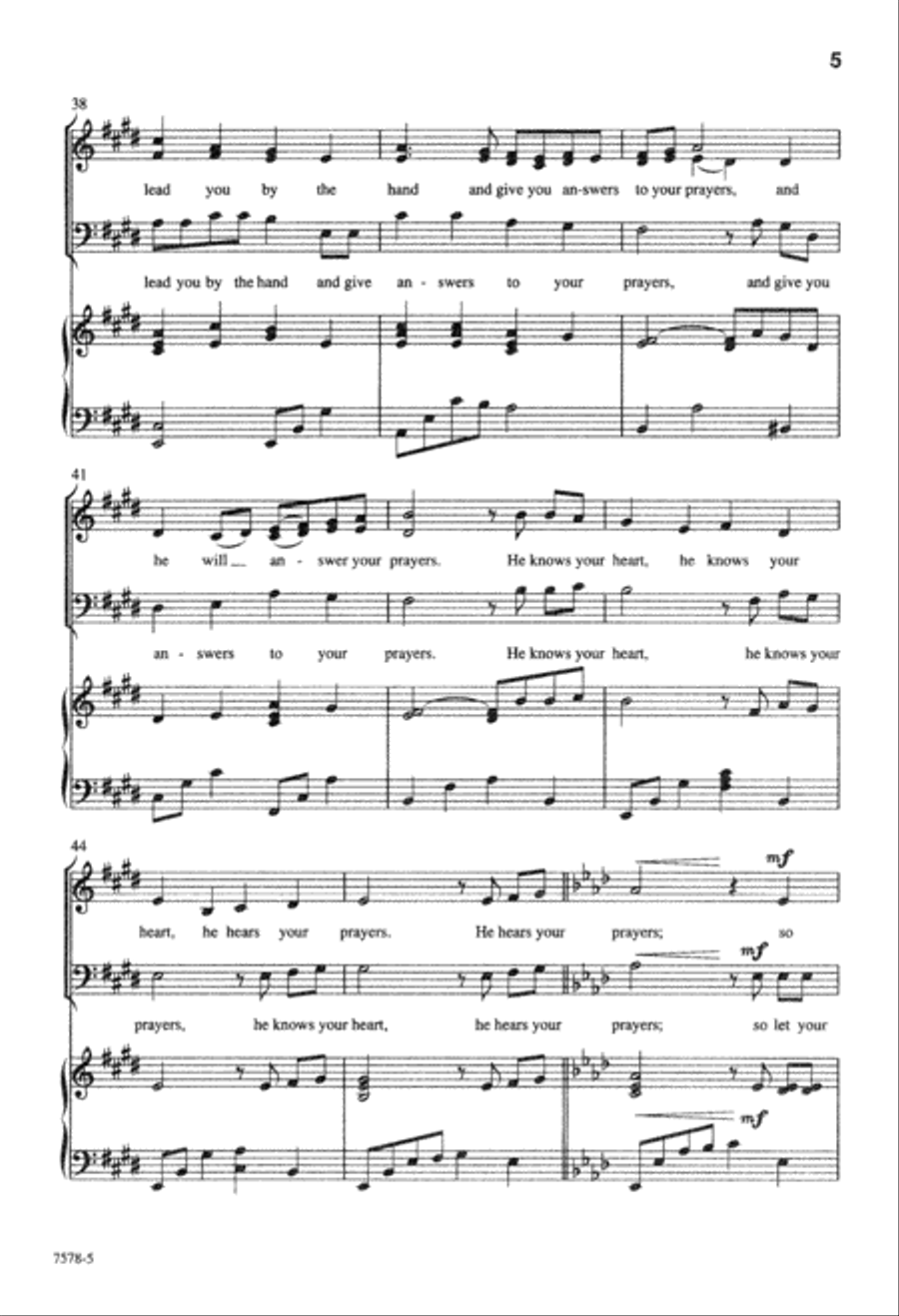 Be Humble (Digital Download) 3-Part scores gallery preview page 5