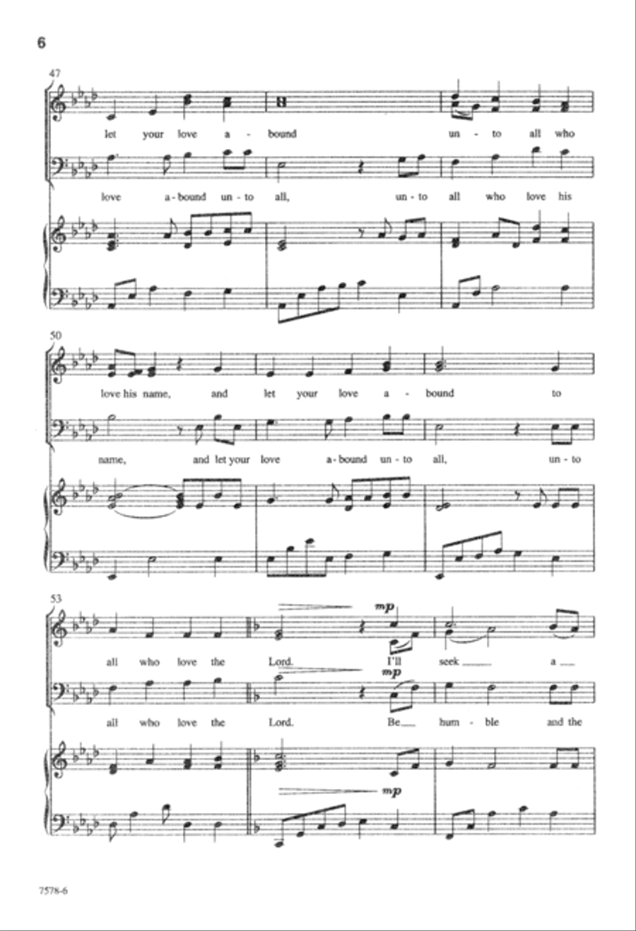 Be Humble (Digital Download) 3-Part scores gallery preview page 6
