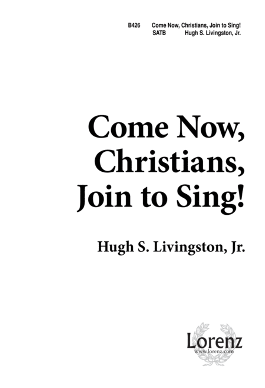 Come, Now Christians Join to Sing (Digital Download) 4-Part scores gallery preview page 1