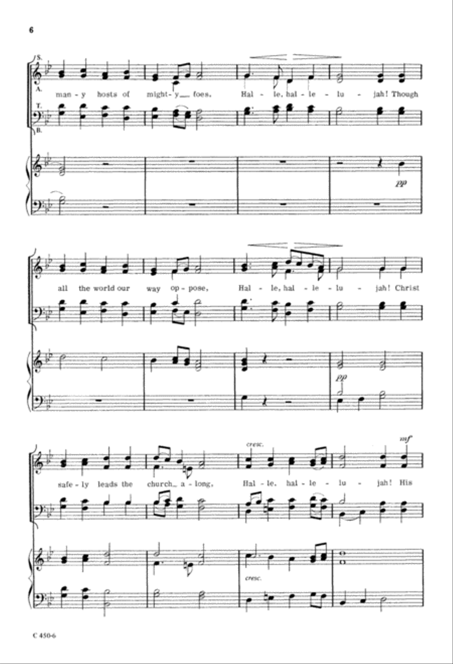 Awake, My Tongue (Digital Download) 4-Part scores gallery preview page 6
