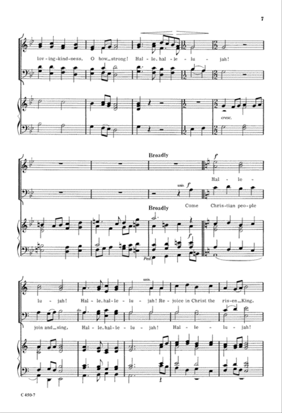 Awake, My Tongue (Digital Download) 4-Part scores gallery preview page 7