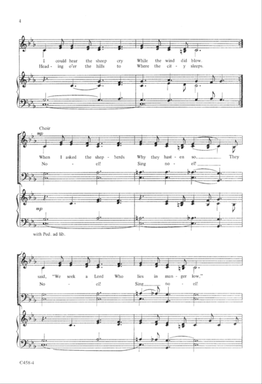 Masters in This Hall (Digital Download) 4-Part scores gallery preview page 4