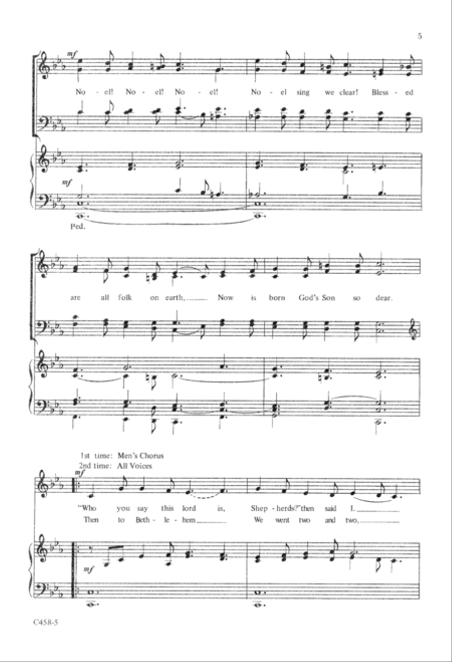 Masters in This Hall (Digital Download) 4-Part scores gallery preview page 5