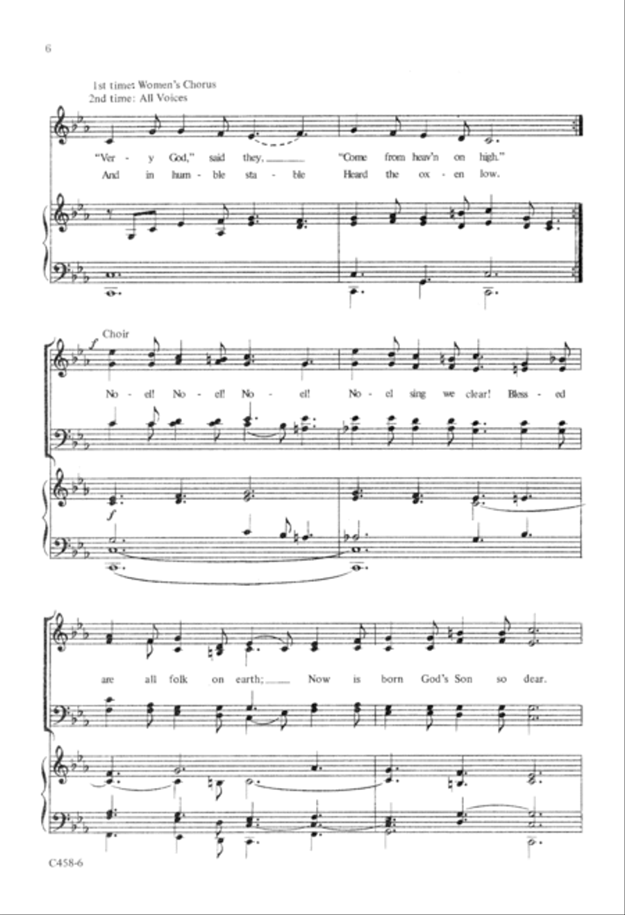 Masters in This Hall (Digital Download) 4-Part scores gallery preview page 6