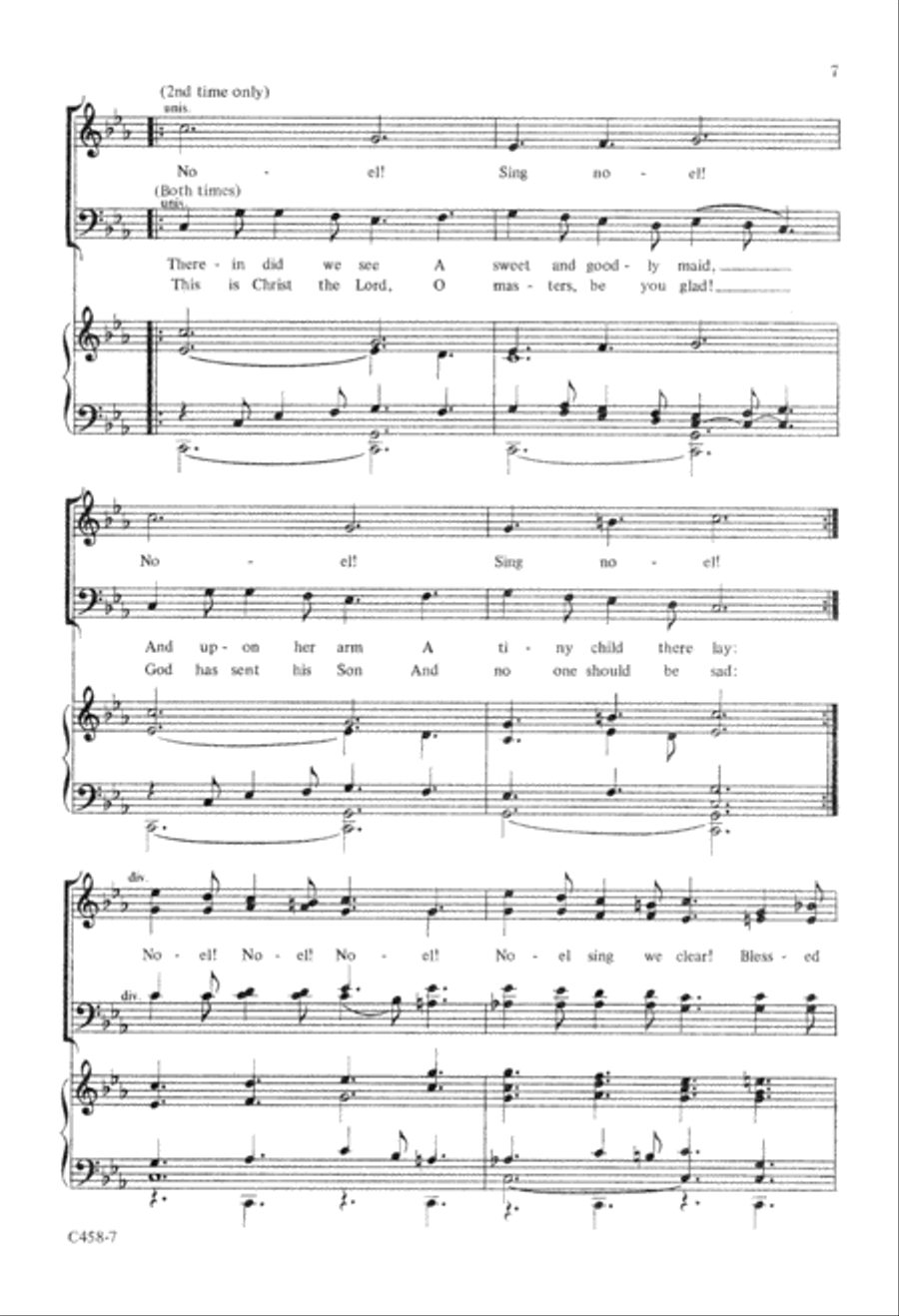 Masters in This Hall (Digital Download) 4-Part scores gallery preview page 7