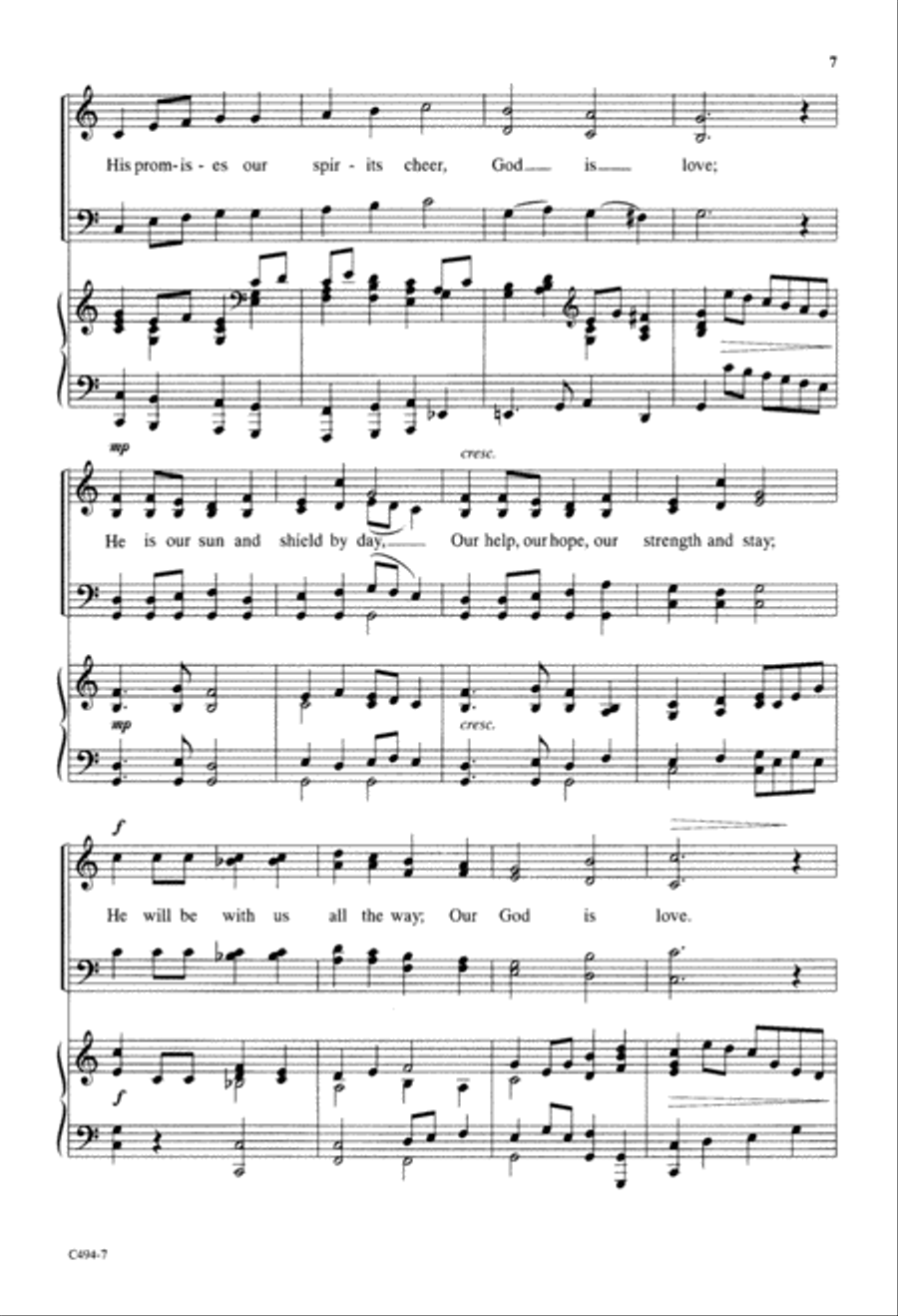 Come, Let Us All Unite to Sing (Digital Download) 4-Part scores gallery preview page 7