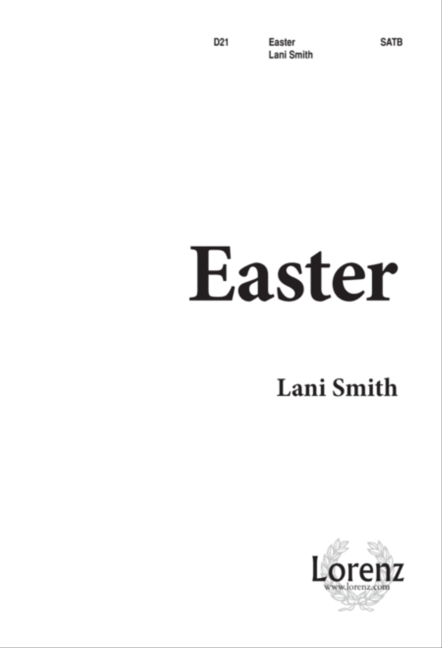 Easter (Digital Download) 4-Part scores gallery preview page 1