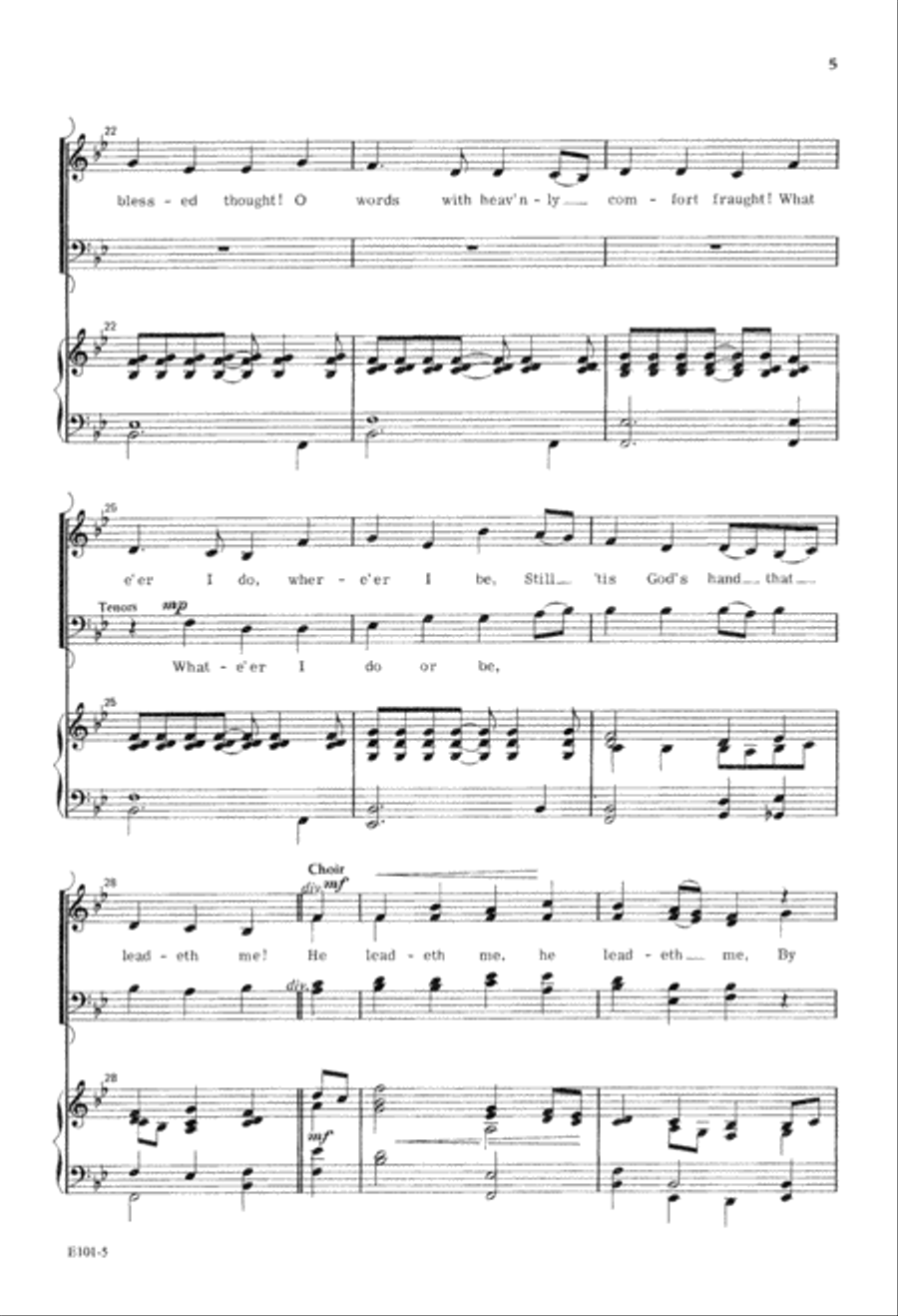 Guidance (Digital Download) 4-Part scores gallery preview page 5