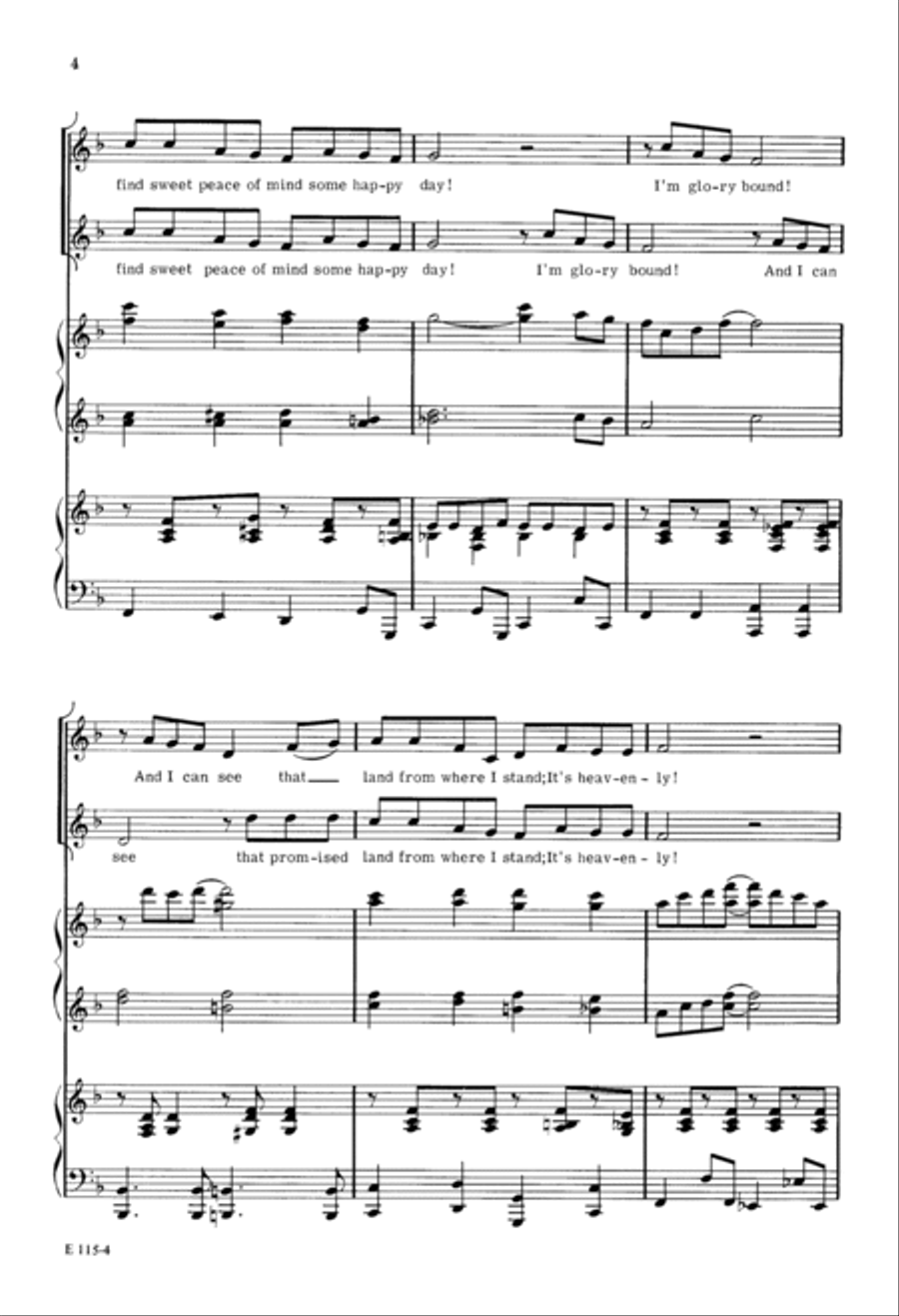 Glory Bound (Digital Download) 2-Part scores gallery preview page 4