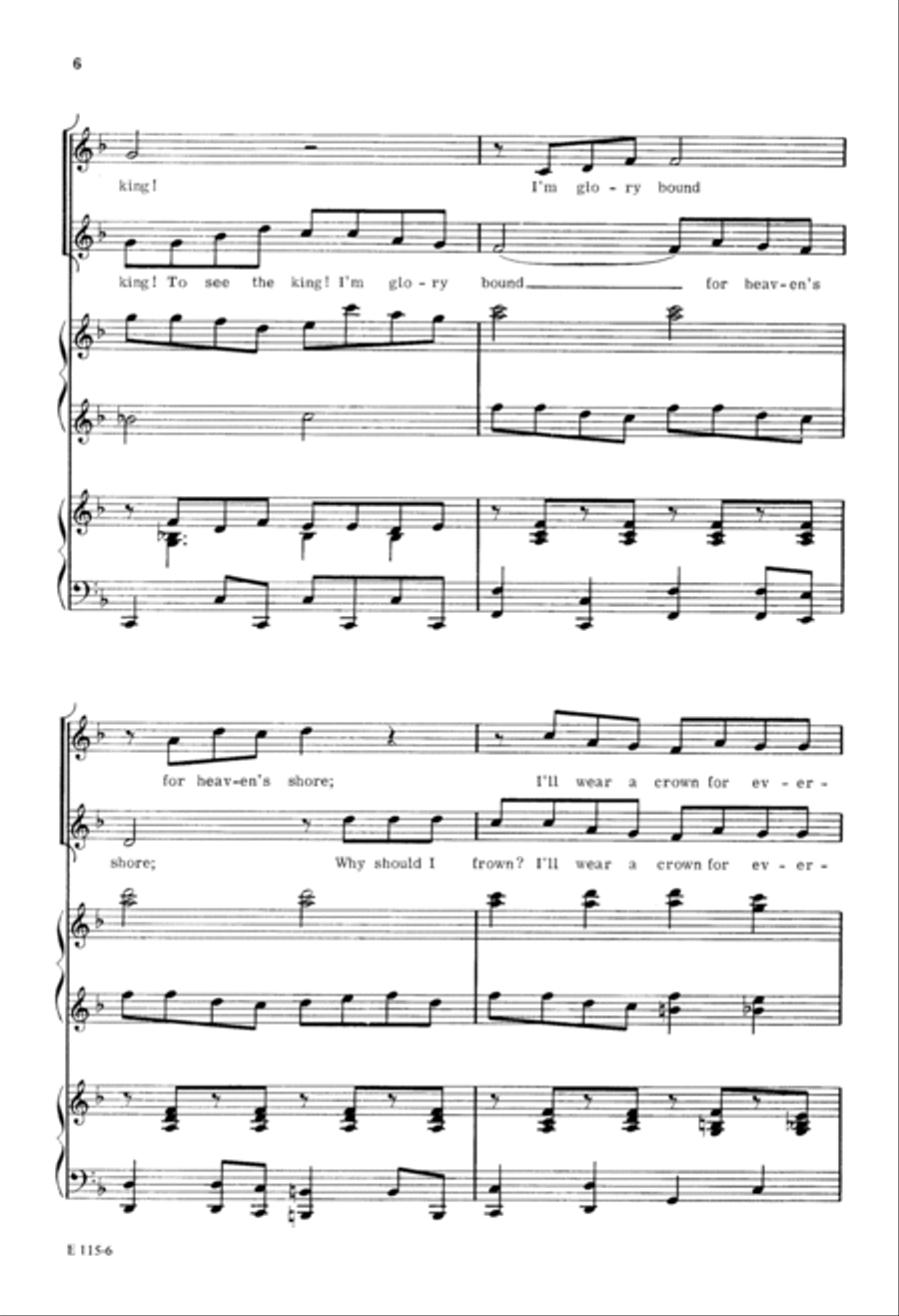 Glory Bound (Digital Download) 2-Part scores gallery preview page 6