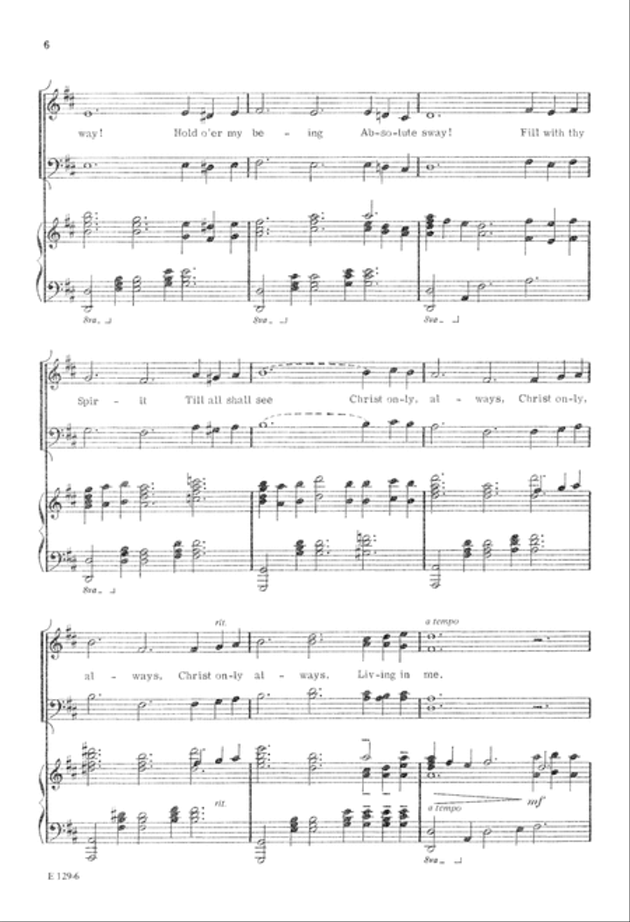 Have Thine Own Way, Lord (Digital Download) 4-Part scores gallery preview page 6