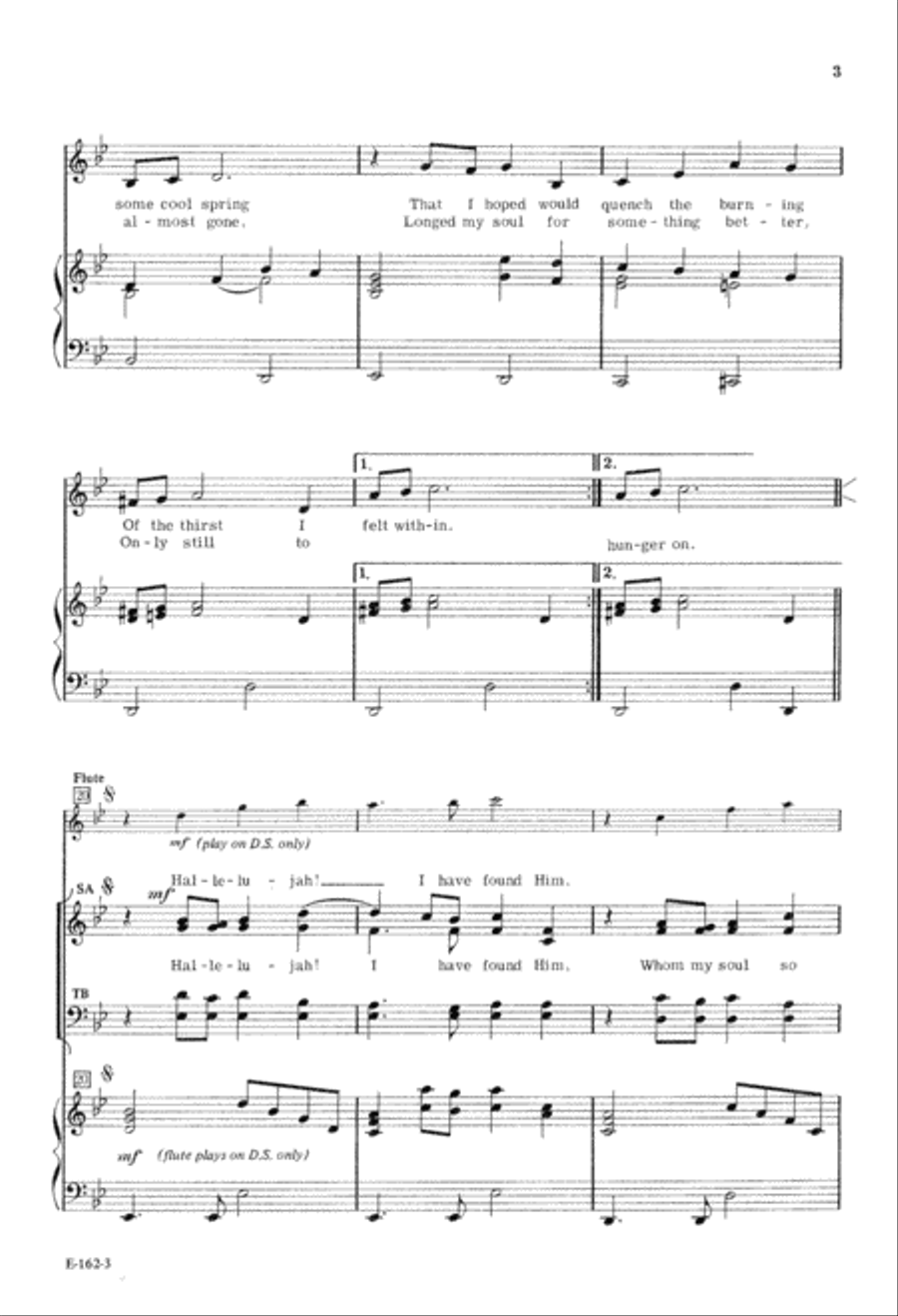 Satisfied (Digital Download) 4-Part scores gallery preview page 3
