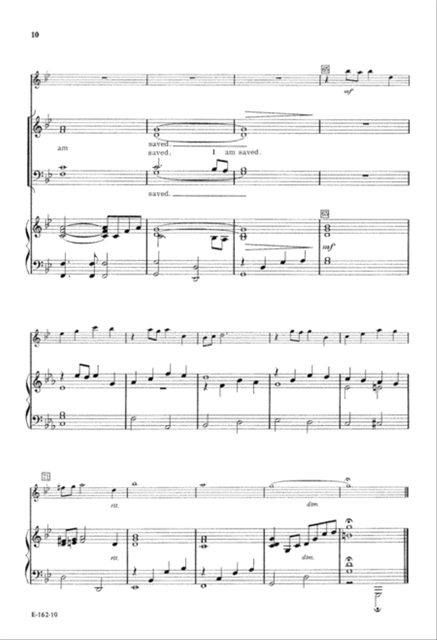 Satisfied (Digital Download) 4-Part scores gallery preview page 10