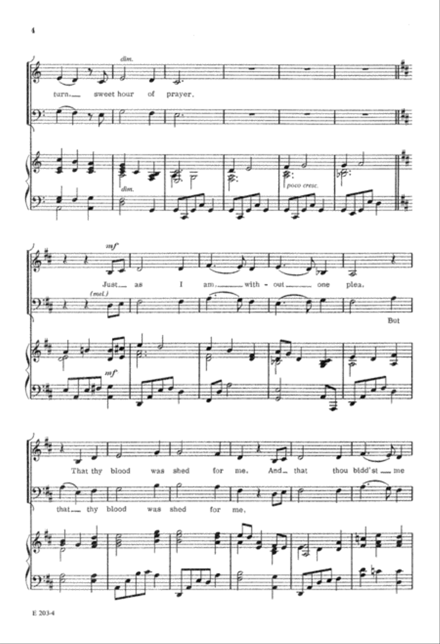 Homage to William Bradbury (Digital Download) 4-Part scores gallery preview page 4