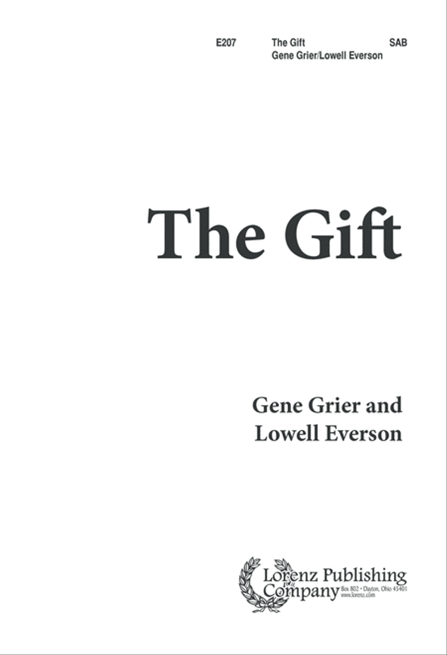 The Gift (Digital Download) 3-Part scores gallery preview page 1