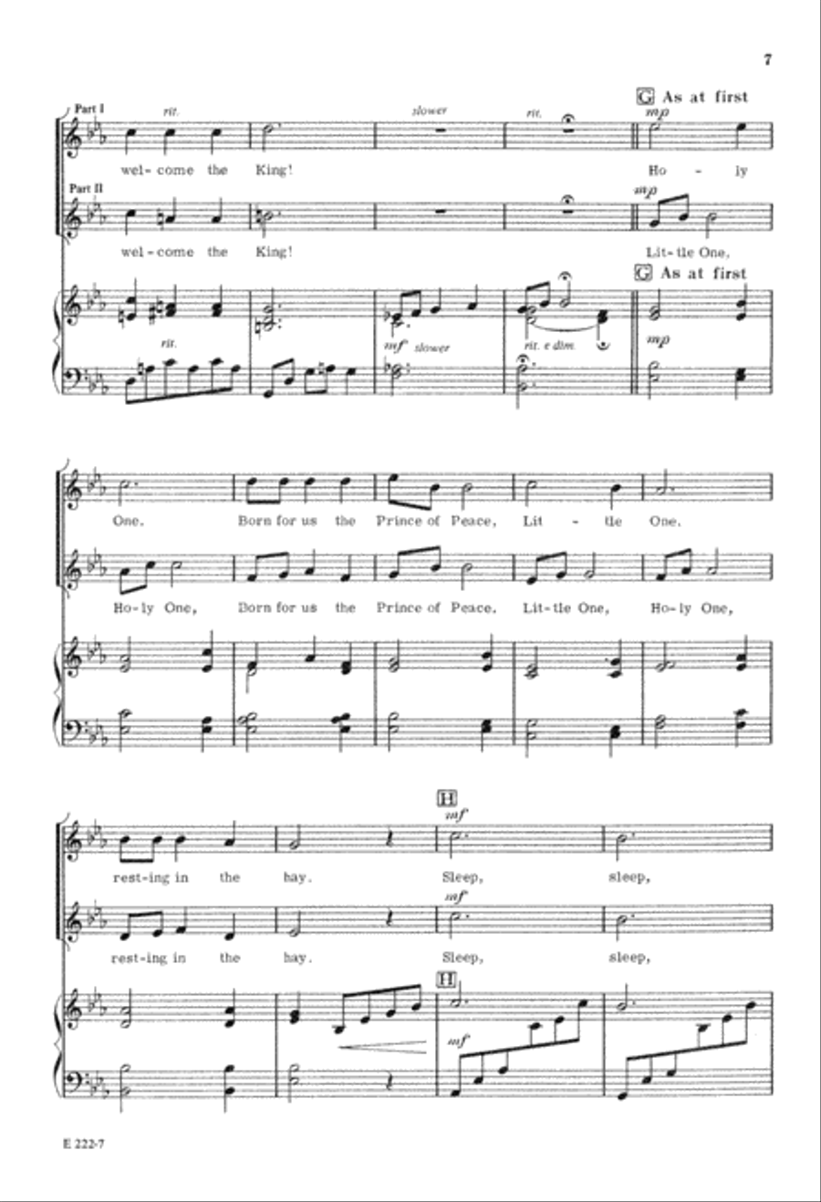 Little One, Holy One (Digital Download) 2-Part scores gallery preview page 7