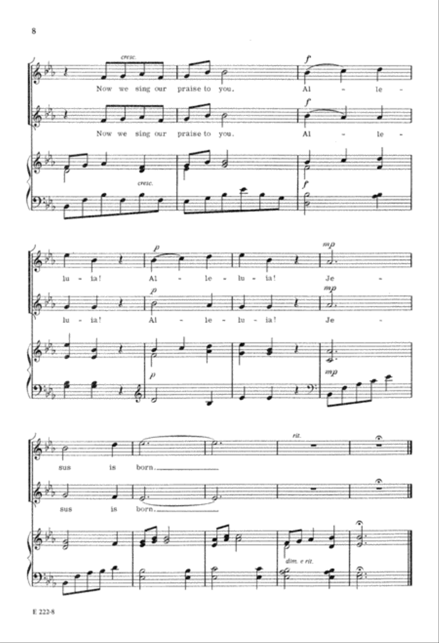 Little One, Holy One (Digital Download) 2-Part scores gallery preview page 8