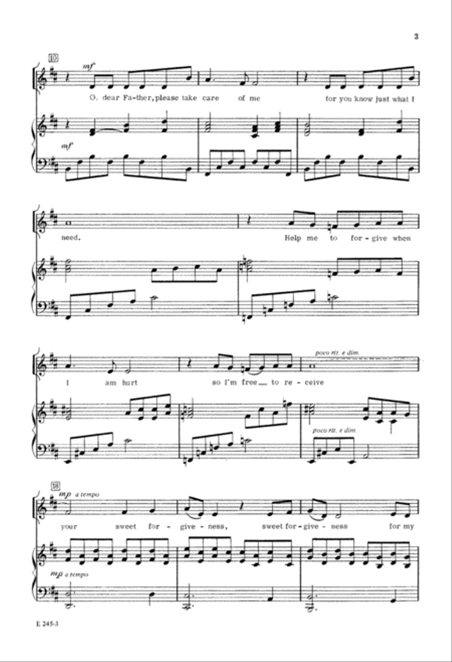 Father God in Heaven (Digital Download) 2-Part scores gallery preview page 3