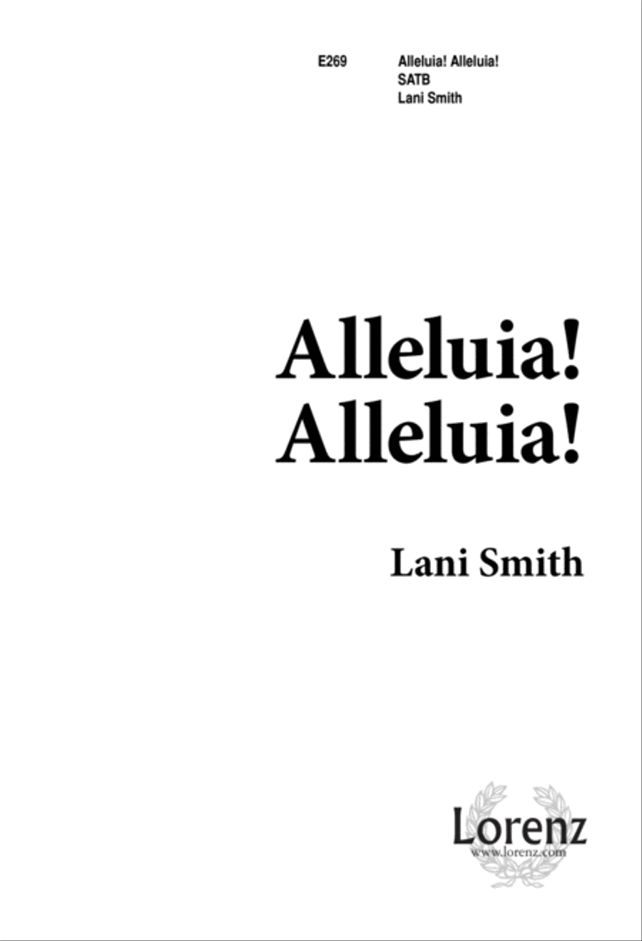 Alleluia, Alleluia (Digital Download) 4-Part scores gallery preview page 1