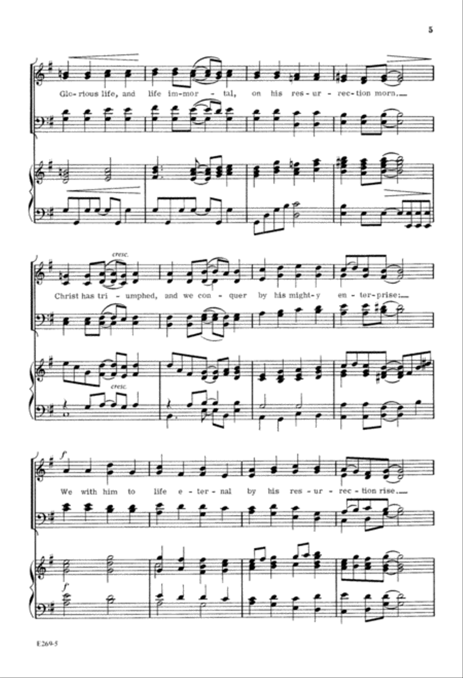 Alleluia, Alleluia (Digital Download) 4-Part scores gallery preview page 5