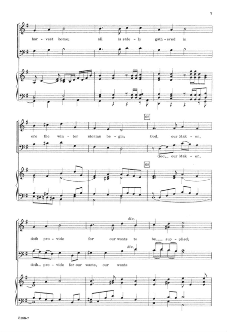 Grateful Praise (Digital Download) 4-Part scores gallery preview page 7