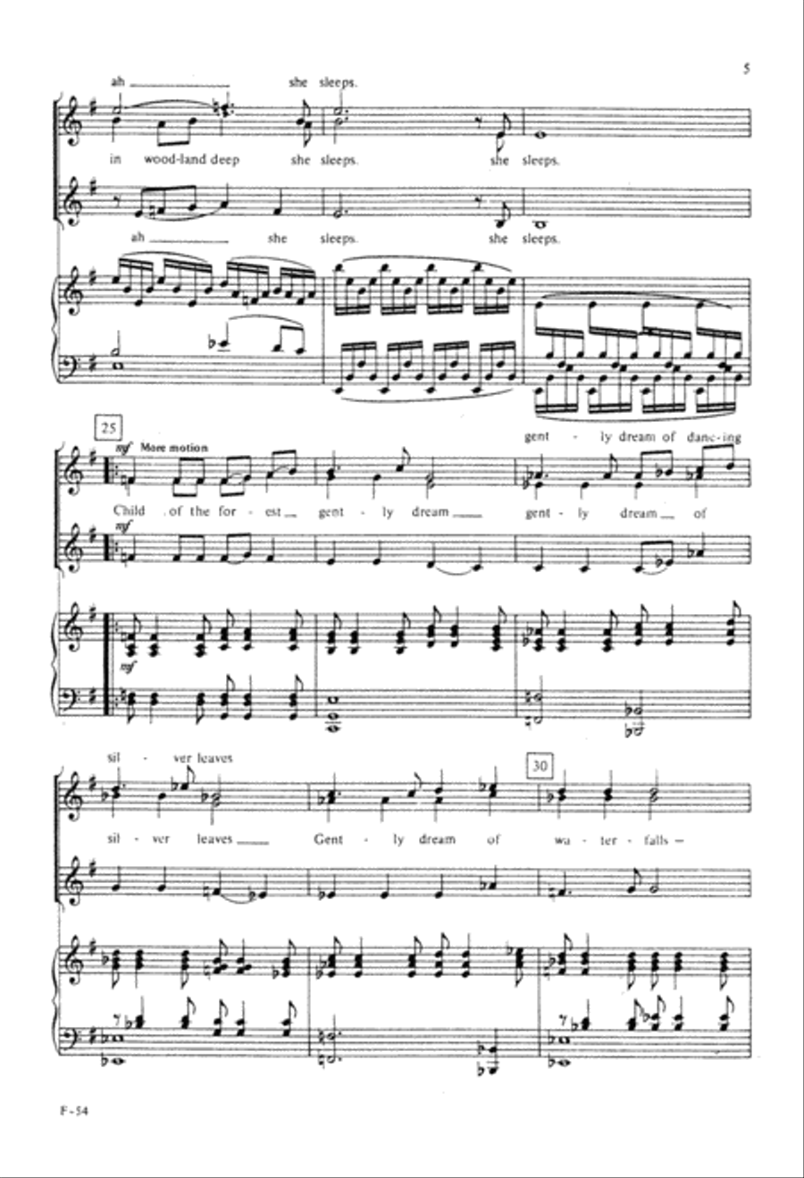 Child of the Forest (Digital Download) SSA scores gallery preview page 5
