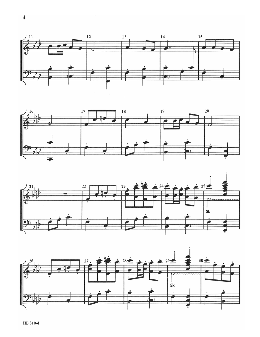 Now the Green Blade Riseth 5-Octaves - Digital Sheet Music page 4