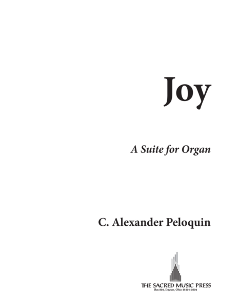 Joy (Digital Download) Organ scores gallery preview page 1