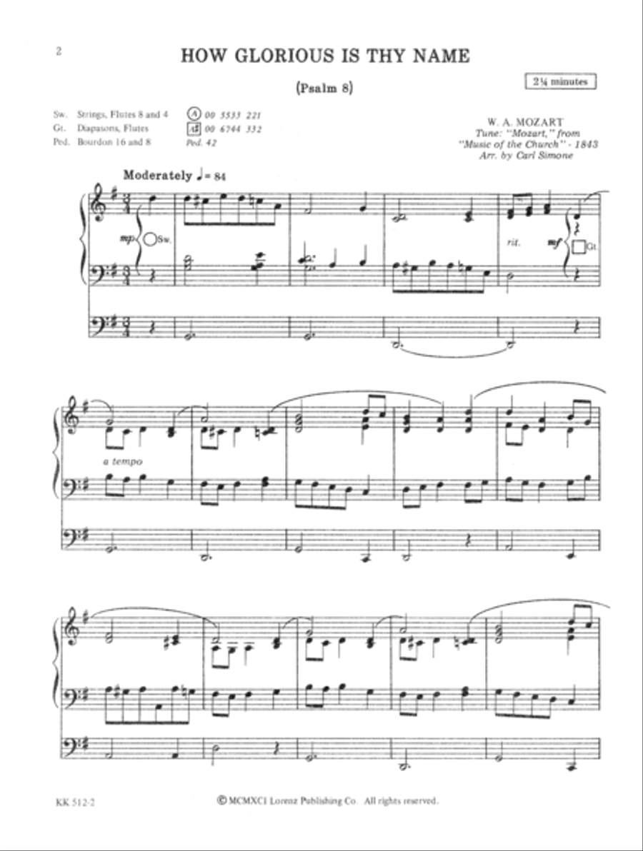 Mozart Made Practical, Vol. 2 (Digital Download) Organ scores gallery preview page 4