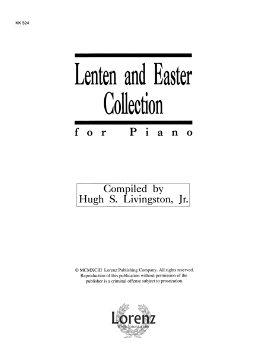 The Lenten and Easter Collection for Piano (Digital Download) Piano Solo scores gallery preview page 3