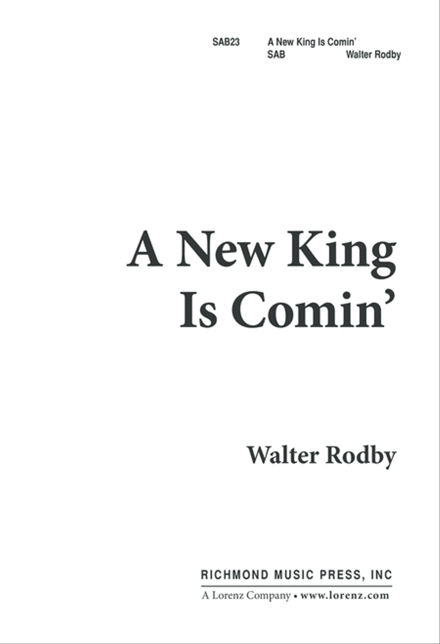 A New King is Comin' (Digital Download) 3-Part scores gallery preview page 1